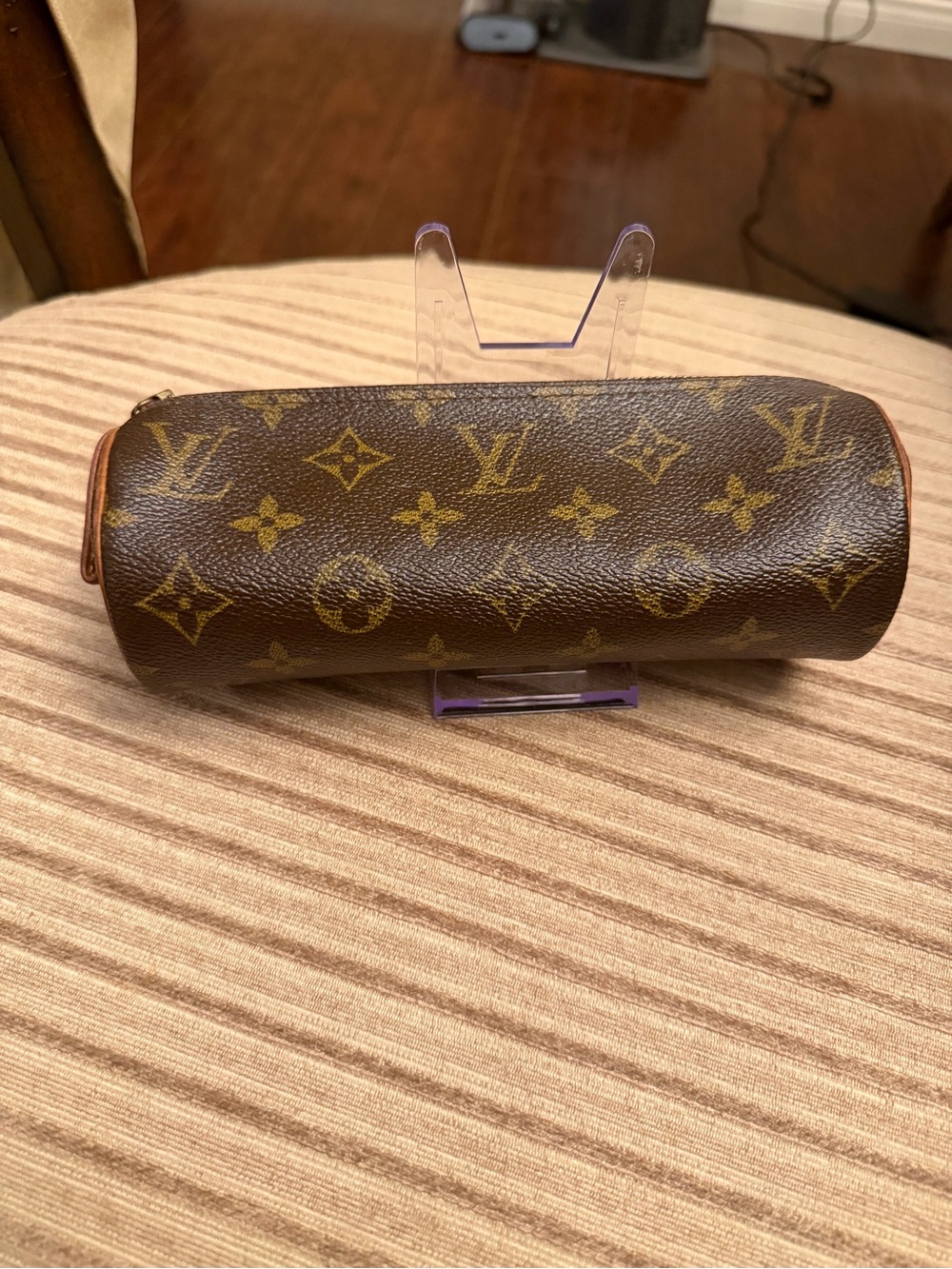 Louis Vuitton Monogram Canvas Round Pouch - Brown/Gold